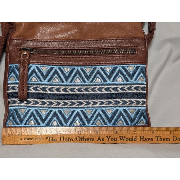 The Sak Pax Swing Pack, Blue Embroidery Crossbody Bag - Picture 9 of 10